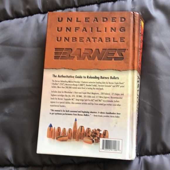 - Reloading manual. Barnes #4 - Picture 3 of 3